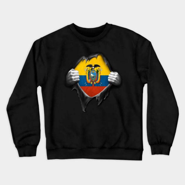 Ecuador Flag. Proud Ecuadorean Crewneck Sweatshirt by nikolayjs